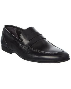 M by Bruno Magli Valerio Leather Loafer - Black