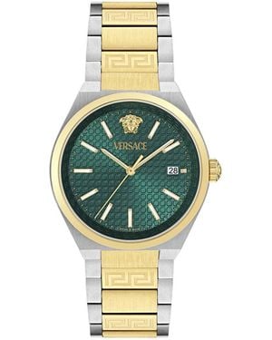 Versace V-auria Watch - Metallic