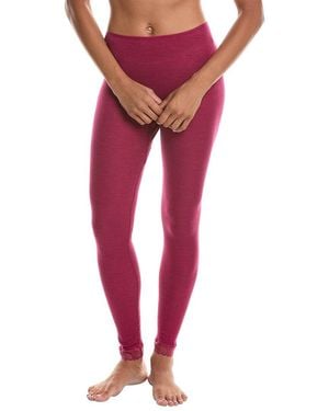 Hanro Woollen Lace Wool & Silk-Blend Legging - Red
