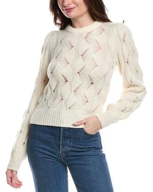 Rebecca Taylor Alpaca Chainette Wool & Alpaca-Blend Jumper - Natural