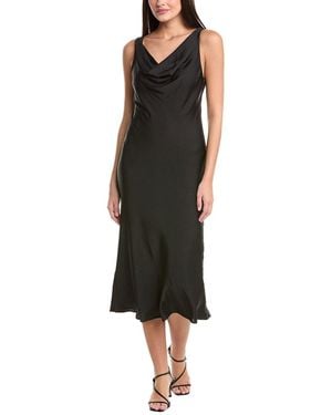 Sadie & Sage Sweet Treat Cowl Neck Midi Dress - Black