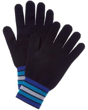 Brodie Cashmere Apres Pom Cashmere Gloves - Blue