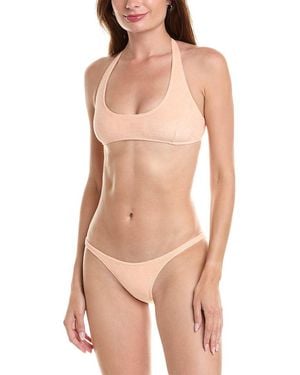 Lisa Marie Fernandez Amber 2Pc Bikini Set - Pink