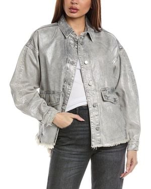 AllSaints Hettie Denim Shacket - Grey
