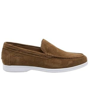 Gernie 20's Venitian Suede Trainer - Brown