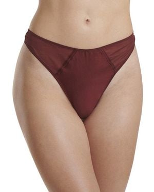Wolford Silk-Blend Bikini Brief - Red