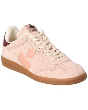 Isabel Marant Leather & Suede Sneaker - Pink