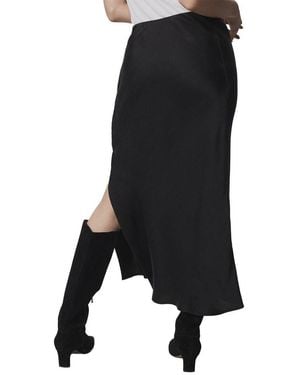Splendid Serena Satin Skirt - Black