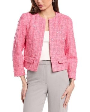Anne Klein Kissing Front Blazer - Red