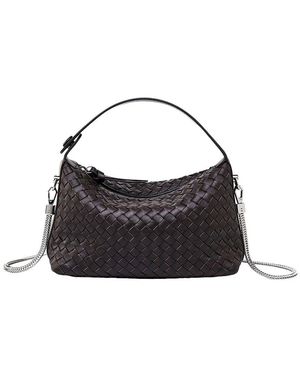 Adele Berto Leather Tote - Black