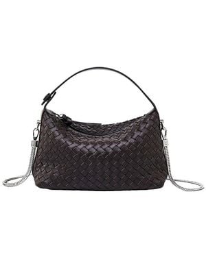 Adele Berto Leather Tote - Black