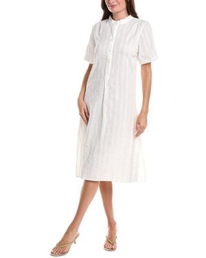 Officine Generale Officine Generale Eya Midi Dress - White