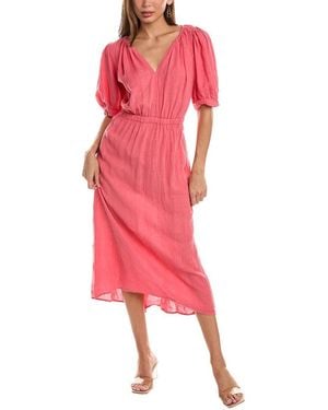 Velvet By Graham & Spencer Whitney Linen Maxi Dress - Red