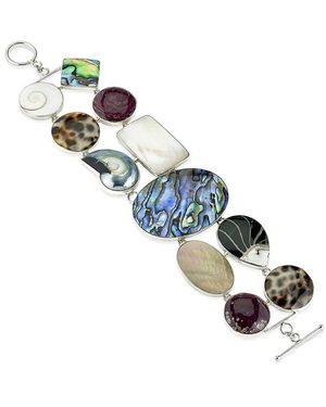 Samuel B. Silver Pearl Bracelet - Metallic