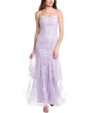 Jovani Embellished Gown - Purple
