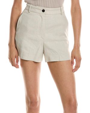 Vanessa Bruno Nixia Linen-blend Short - Grey