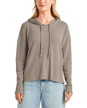 Splendid Jaime Thermal Hoodie - Grey