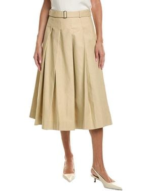 Officine Generale Officine Generale Kenia Twill Skirt - Natural