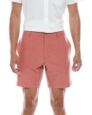 Tailorbyrd Tonal Melange Performance Short - Red