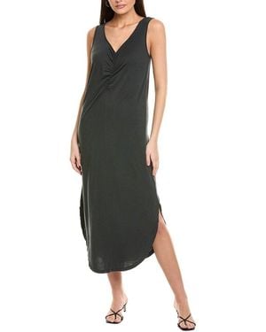 Project Social T This Love Ruched Front Washed Maxi Dress - Black