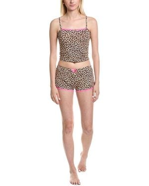 KatieJnyc 2Pc Gemma Short & Cami Set - Brown
