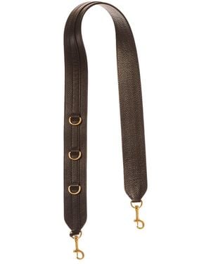 Mulberry Personalisation Leather Shoulder Strap - Black