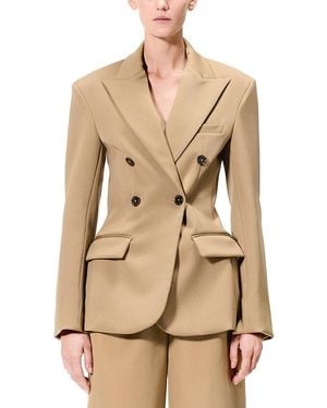 Adam Lippes Luca Wool-Blend Jacket - Natural