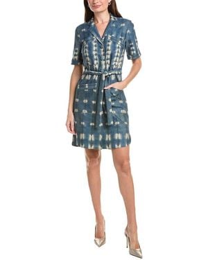 Adam Lippes Patch Pocket Dress - Blue