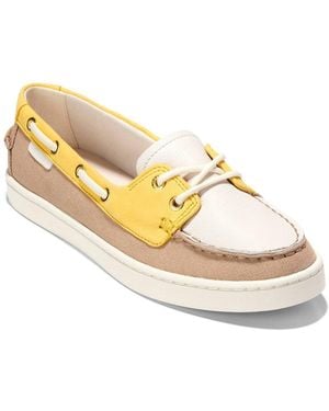 Cole Haan Nantucket Leather Penny Loafer - Metallic