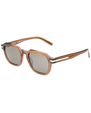 Ferragamo 52Mm Sunglasses - Metallic