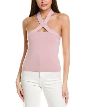 525 America Halter Cutout Tank - Purple