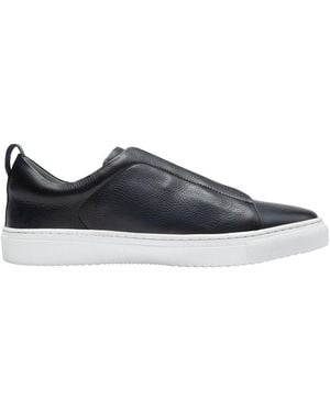 Gernie 33's Laceless Leather Loafer - Blue