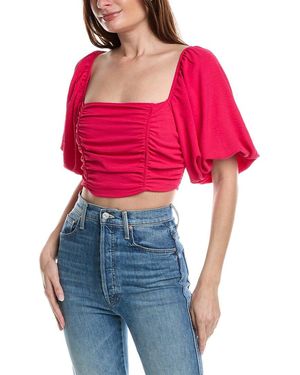 Isla Ciel Crop Top - Red