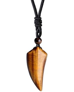Liv Oliver Stephen Oliver 22.75 Ct. Tw. Tiger Eye Necklace - Multicolor
