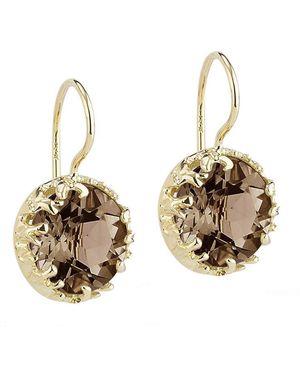 Reiss 14k 6.00 Ct. Tw. Topaz Drop Earrings - Metallic