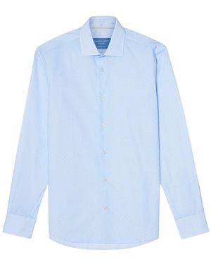 Robert Talbott Reynolds Contemporary Circle Print Shirt - Blue