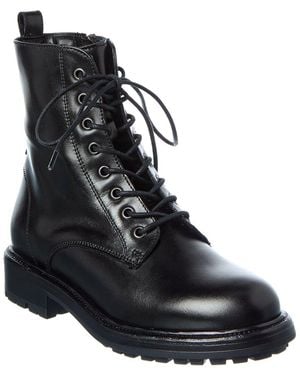 La Canadienne Wolf Leather Boot - Black