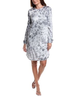 St. John Printed Dress - Blue