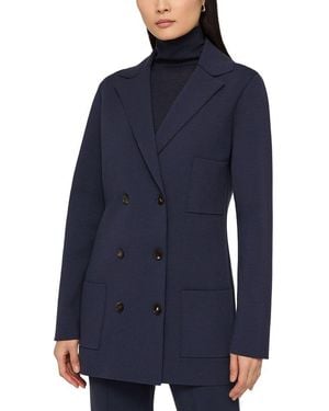 Lafayette 148 New York Knit Jacket - Blue