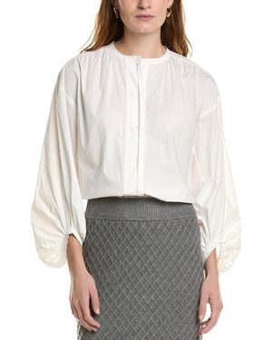 Anne Klein Diamond Knit Jumper Skirt - Grey