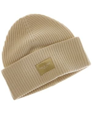 Rag & Bone Blake Wool-Blend Beanie - Natural