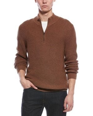 HUNTER 1/2-Zip Sweater - Brown