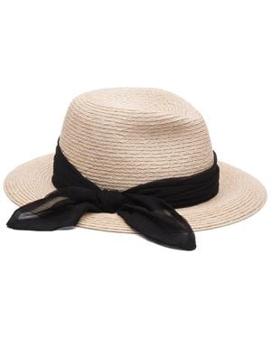 Eugenia Kim Lillian Packable Straw Hat - Natural