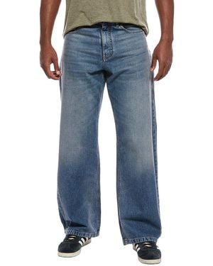 Palm Angels Distressed Straight Jean - Blue