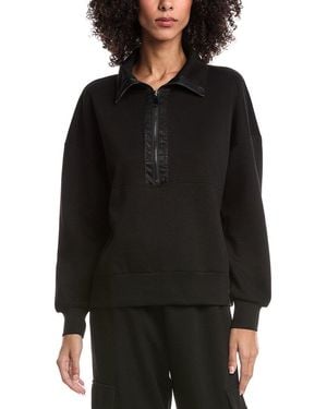 Ariella Scuba 1/4-zip Pullover - Black