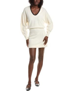 Alexis Colby Wool & Cashmere-Blend Sweaterdress - Natural