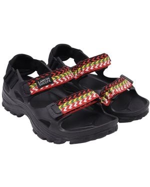 Lanvin Rubber X Suicoke Wake Curb Sandal (authentic Pre-loved) - Black