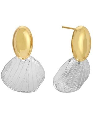 Eye Candy LA Ava Drop Earrings - Metallic