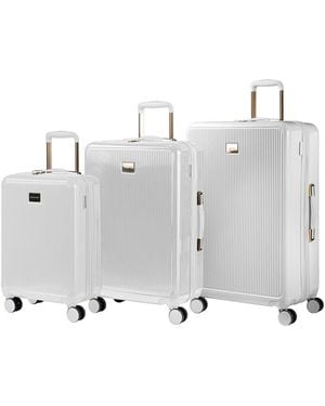 CHAMPS Luxe 3pc Expandable Luggage Set - Gray