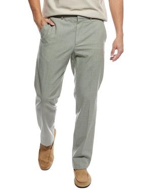 Theory Mayer Soft Tailoring Wool-Blend Pant - Grey